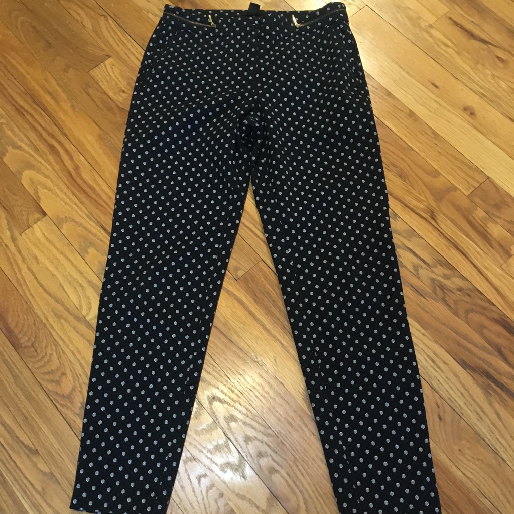 H&M | Patterned Ankle Slacks